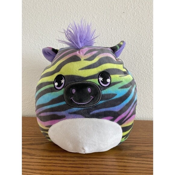 Squishmallows Ravalia The Rainbow Zebra Plush Toy 8” Stuffed Animal - Picture 1 of 10
